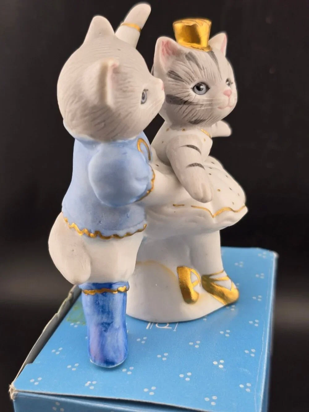 Kitty Cucumber & Albert Swan Lake Ballet Cats Schmid 1990 Annual Collectible